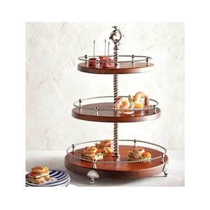Rustic Black Metal Cake Stand for Wedding Reception Dessert Display Party Table Celebration Styling and Elegant Event Setup - Product Image 6