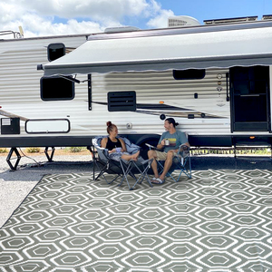 Plastique recyclé personnalisable résistant aux UV grand <span class=keywords><strong>tapis</strong></span> d'annexe Camping RV <span class=keywords><strong>tapis</strong></span> <span class=keywords><strong>de</strong></span> <span class=keywords><strong>sol</strong></span> <span class=keywords><strong>caravane</strong></span> <span class=keywords><strong>tapis</strong></span> - Product Image 3