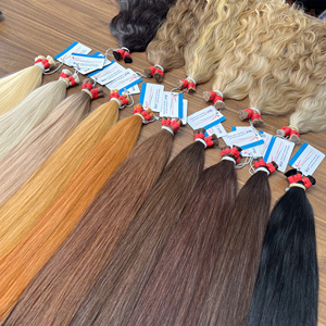 Meilleure vente 100% extensions de cheveux humains vietnamiens bruts de haute qualité en vrac non traités naturels droits Double top 1 vietnamien - Product Image 5