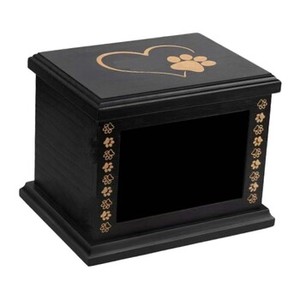 High Quality American Style Handmade Wood Cremation <b>Urns</b> for Cat and <b>Dog</b> Ashes Wholesale Funeral <b>Urns</b> for Pets - Product Image 2
