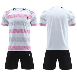 Conception de sublimation imprimée personnalisée uniforme de football unisexe respirant vente en gros ensemble de maillots de football de l'équipe de jeunes - Product Image 1