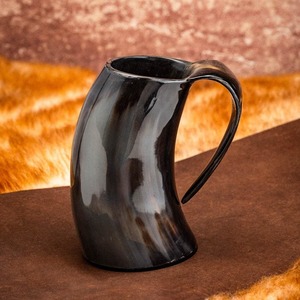 Taza de cuerno de búfalo hecha a mano nuevo diseño taza de cuerno Natural personalización taza de cuerno de búfalo de calidad superior - Product Image 3