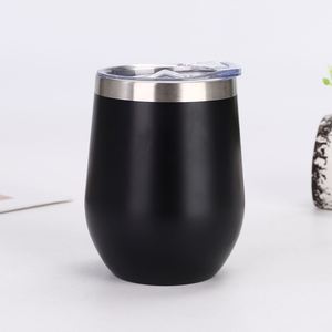 Gobelet à café professionnel en gros de 220 ml en acier inoxydable avec couvercle à poussoir pour boire directement - Product Image 6