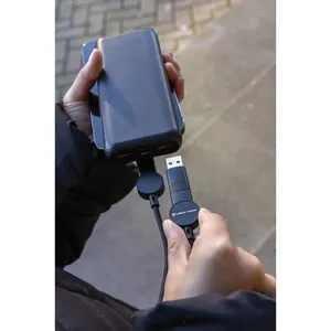 Oakland 6in1 Sustainable USB <b>Charging</b> <b>Cable</b> Promotional Gadgets with Eco-Friendly Features - Product Image 4