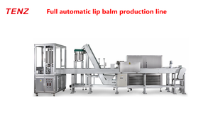 Machine de remplissage de baume à <span class=keywords><strong>lèvres</strong></span> entièrement automatique à 6 buses haute vitesse - Ligne de production à double réservoir de levage avec bouchonnage et refroidissement automatiques - Product Image 3