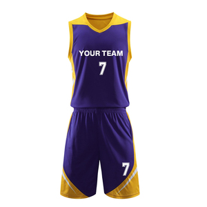 Uniforme de baloncesto de buena calidad a precio razonable, cantidad a granel, estampado por sublimación, uniforme de baloncesto unisex - Product Image 2