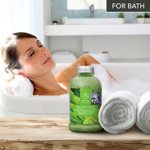 Mezcla Herbal Aromatika de Sal Marina Natural para Baño 600g con Aceites de Pino, Eucalipto y Abeto - Product Image 4