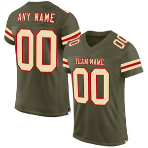 Maillot de Football américain d'entraînement uniforme Premium respirant léger personnalisé pour le jour du match de l'école des jeunes - Product Image 5