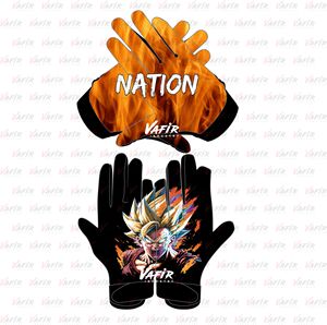 Guantes de fútbol Personalizados Guantes de fútbol americano High Sticky Palm American Sublimated Back Guantes de fútbol - Product Image 1