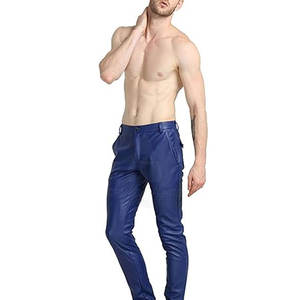 Servicios OEM, Pantalones de Cuero Casuales Ligeros de Último Estilo, Diseño Personalizado de Alta Calidad, Logotipo Personalizado, Corte Recto, Precio Bajo - Product Image 5