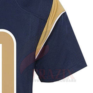 Nouveauté, maillots de football américain personnalisés pour hommes, respirants, grande taille, manches courtes, vente en gros - Product Image 5