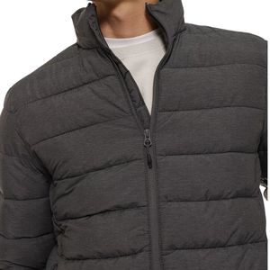 Chaqueta de Plumón para Hombre, Personalizada, Completamente Impermeable, con Cuello Alto, para Invierno, Transpirable, Resistente al Viento, con Cierre, Diseño a Cuadros, Ligera - Product Image 5
