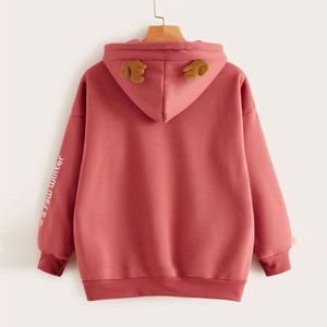 Sudaderas con capucha navideñas personalizadas más vendidas para hombre, algodón 100% de alta calidad bordado con logotipo personalizado OEM, ropa de invierno - Product Image 3