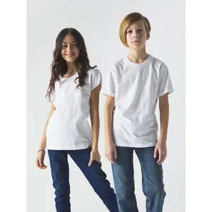 T-Shirt Personalizzabile in Tessuto Slub per Bambini per Merchandising Promozionale - Product Image 2