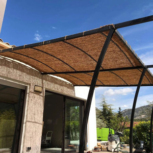 Voile d'ombrage en fibre de coco de forme carrée pour jardin extérieur voiles de parasol en fibre de coco naturelle - Product Image 4