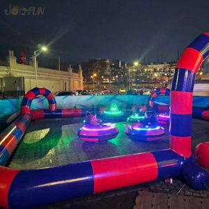 Piste de <span class=keywords><strong>Voitures</strong></span> Tamponneuses Gonflables en PVC Joy2fun pour Enfants Adultes, Aire de Jeu Souple pour <span class=keywords><strong>Occasions</strong></span> Publiques, Vente en Gros Centres Commerciaux - Product Image 3