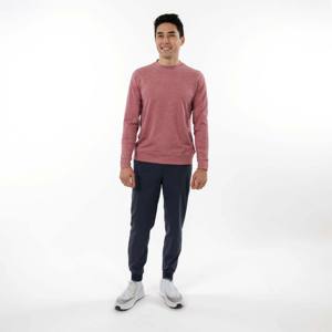 Sweat-shirt à col rond décontracté en coton pour hommes, pull à manches longues, différentes couleurs, tailles XS, fermeture éclair, motif imprimé, tissu polaire - Product Image 1