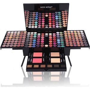Set di trucco vegano di lunga durata 190 colori cosmetici Palette Kit in scatola con ingredienti vegani ed etichettatura - Product Image 1