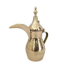 Théière en laiton massif plaqué or, Dallah, pour la cuisine, la restauration, article décoratif, théière arabe, bouilloire - Product Image 1