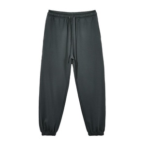 Pantalones de chándal 360g de algodón 100% ligeros para hombre estilo callejero europeo y americano para Otoño e Invierno - Product Image 3
