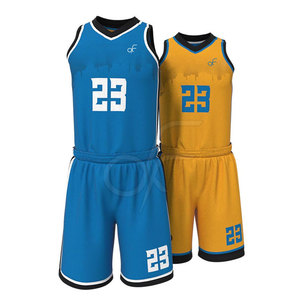 ชุดบาสเก็ตบอลพิมพ์ลายแบบซับลิเมชั่นคุณภาพสูง ชุดกีฬาผู้ชายสั่งทำได้ สีตามต้องการ - Product Image 3