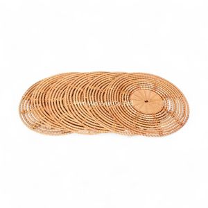 High Quality Handmade <b>Rattan</b> Placemat For <b>Dining</b> <b>Table</b> Made By Skilled Vietnamese Artisans Using Natural Fiber - Product Image 3