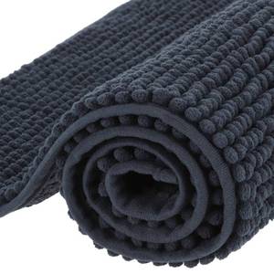 Alfombra de Baño de Microfibra Azul Oscuro Estándar Plus, Antideslizante y Lavable, 60x50 cm - Product Image 6