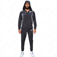 Conjunto de chándal cortavientos de dos piezas unisex personalizado, Sudadera con capucha cortavientos informal de fabricante con chándal cortavientos de dos piezas para correr