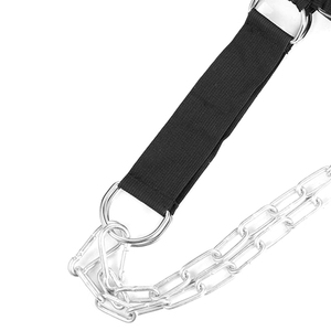 Adjustable Nylon <b>Head</b> Harness for Gym Fitness <b>Training</b> Weightlifting Equipment with Chain Neck Power <b>Training</b> Belt New Design - Product Image 6
