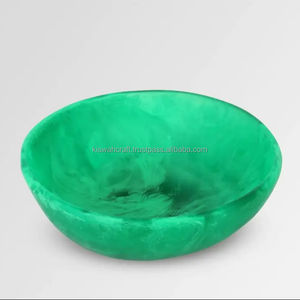 Cuencos de helado de resina epoxi modernos Regalos de devolución de boda para fiesta de cocina verde más vendidos empaquetados en cajas de cartón - Product Image 1