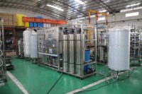 Pure Machines 500L par heure Système de traitement de l'eau ultrapure pour hôpitaux 500LRO + EDI avec pompe et composants de base PLC