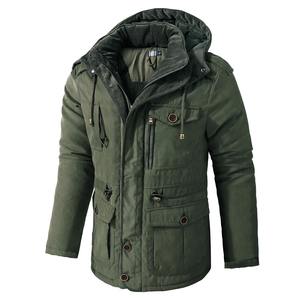 Abrigo de Invierno para Hombre, Cálido, Ecológico, Transpirable, Impermeable, Grueso, con Capucha, Cortavientos, Acolchado de Poliéster, Forro de Lana, Estilo Casual, Animal - Product Image 6