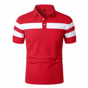 Ropa informal para hombre, polos, superventas, nuevo diseño, logotipo personalizado, polos transpirables de Color sólido para hombre - Product Image 1