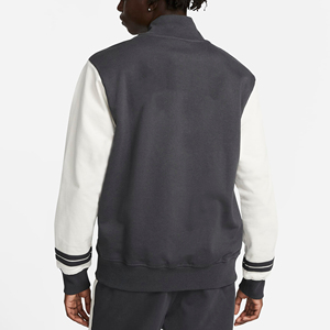 2026 Wholesale Custom Logo Front <b>Plain</b> Street Style Streetwear Letterman Men Women <b>Varsity</b> <b>Jackets</b> - Product Image 2