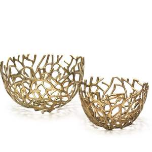 Premium Aluminium Bowl with Polished Finish Decorative Metal <b>Centrepiece</b> Bowl for <b>Dining</b> <b>Table</b> & Home Decor - Product Image 4