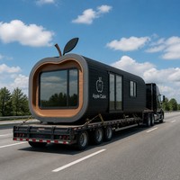 Offre Spéciale : Maisons Capsule Spatiale, Maisons Conteneurs Préfabriquées 20ft 40ft, Maisons Modulaires Portables pour Camps de Travailleurs