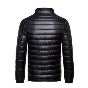 Nouveauté Premium 100% Personnalisé Manteau d'Hiver pour Hommes à la Mode 95% Duvet de Canard Imperméable et Chaud en Couleur Café - Product Image 5