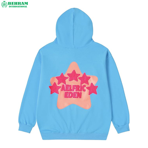 เสื้อฮู้ดผู้ชายแบบสวมหัวสำหรับฤดูหนาว ทรงปกติ ผ้าฟลีซบุผ้าฝ้าย 100% ปักลายพิมพ์นูนโลโก้ OEM ตามสั่ง - Product Image 6