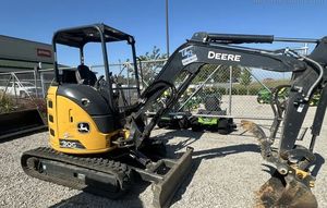 รถขุดขนาดเล็ก John Deere รุ่น 30G คุณภาพสูง สภาพใหม่/มือสอง (น้ำหนักสูงสุด 12,000 ปอนด์ หรือ 2500 กิโลกรัม) พร้อมเครื่องยนต์และลูกปืนสำหรับขาย - Product Image 5