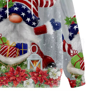 Men's Hoodies Custom Christmas logo Fashion Sweatshirt Cotton Neck Long Sleeve Christmas Hoodies - Product Image 5