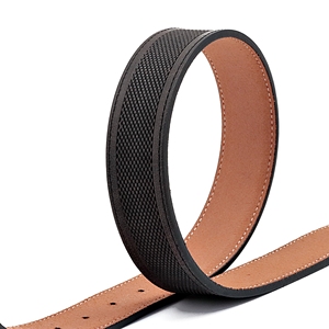 Cinturón de hombre de moda informal de lujo de longitud personalizada hecho a mano turco de alta calidad cómodo negro piel de vaca ajustable de acero inoxidable - Product Image 3