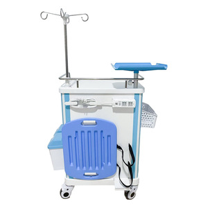 Goedkope Ziekenhuis Metalen Medische Behandeling <span class=keywords><strong>Trolley</strong></span> Instrument Kar Met 3 Laden Emmer Wielen Prijs - Product Image 3