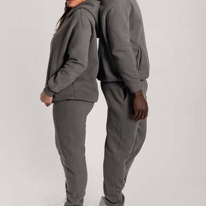 Sweat-shirt à capuche unisexe personnalisé, brodé, streetwear, en molleton, surdimensionné, hip-hop, pour l'hiver - Product Image 5