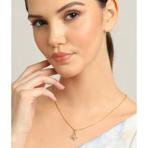 Collier chaîne tendance CLARA en argent sterling 925 avec pendentif Eden, cœur géométrique, chiffres, en acier inoxydable, jade, agate, quartz, pour fiançailles - Product Image 5