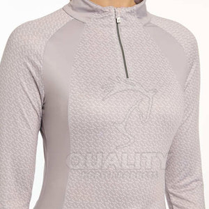 Camisa de capa base para montar a caballo de alta calidad, parte superior ecuestre elástica y antirozaduras hecha en Pakistán - Product Image 5