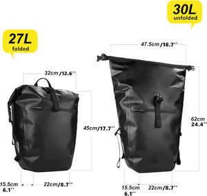 Sac de selle multifonctionnel pour vélo Sac à dos pour vélo Sac de sacoche pour vélo avec siège arrière étanche <span class=keywords><strong>Coffre</strong></span> - Product Image 5