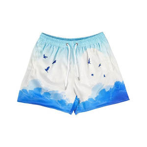 Pantalones cortos de baloncesto de malla transpirable a la moda para hombre con logotipo impreso por sublimación personalizado - Product Image 6