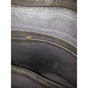 Traditional Indian Ethnic Cotton <b>Bag</b> Bohemian Style <b>Festive</b> Dressing Large Capacity Zipper Closure Bright Threads Mirror Work - Product Image 4