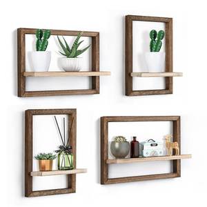 Estante colgante de pared de madera de último diseño estante de hogar soporte de flores para pared y decoración del hogar - Product Image 2