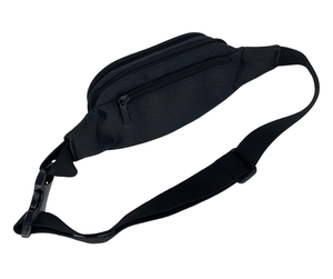 Riñonera de moda duradera de alta calidad, riñonera negra con cremallera, logotipo personalizado, venta al por mayor, hecha en Vietnam - Product Image 4